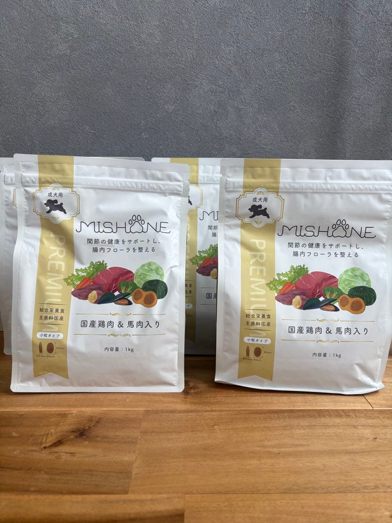 MISHONE ドッグフード 1kg 小型犬用(4袋)
