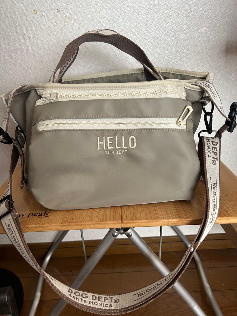 ドックデプト　散歩バック　キャリーバッグ ベージュ　3way