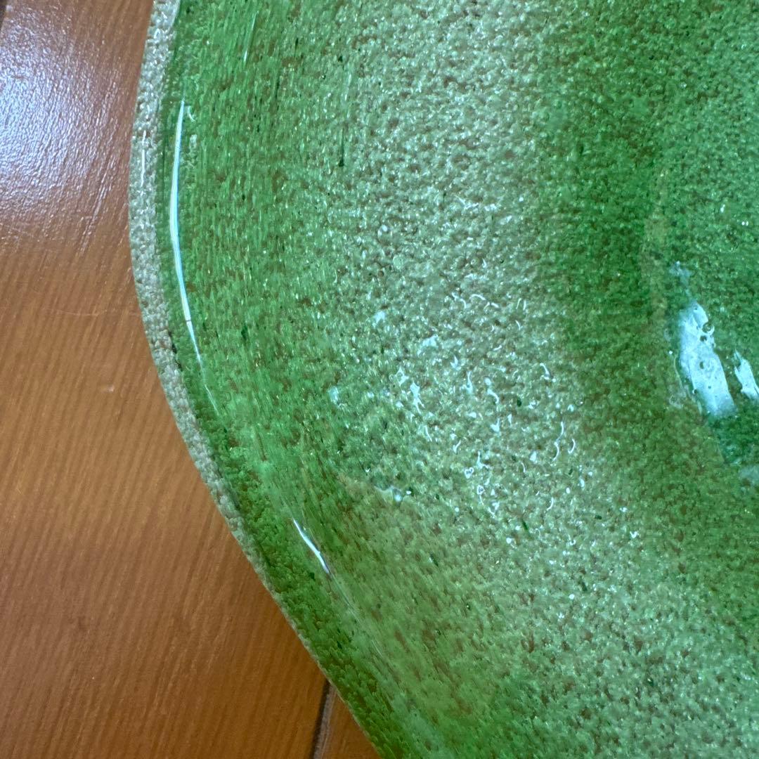 稲嶺盛吉　琉球ガラス　ガラス皿