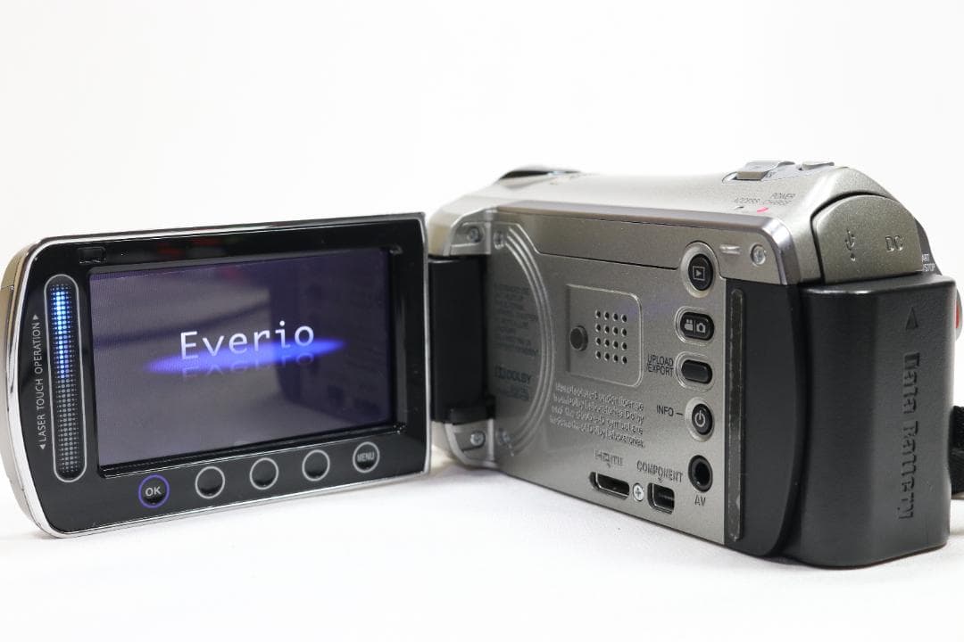 【美品】 JVCビクターEverio HD ビデオカメラGZ-HM570-S